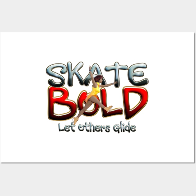 Skate Bold Wall Art by teepossible